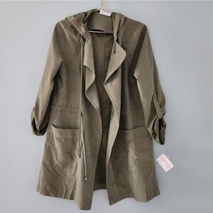 Cutie Open Front Womens Duster Coat Size Medium